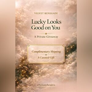 GIVEAWAY! Lucky Looks Good On You Free Shipping + Gift